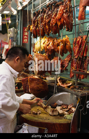 Grill-Restaurant - Tsuen Wan, Hong Kong, CHINA Stockfoto