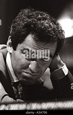 Garri Kimowitsch Kasparow russischer Schach Großmeister ehemaliger Schachweltmeister Stockfoto