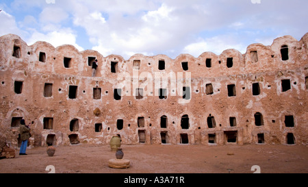 Die befestigte Korn lagern Qasr Al Haj Libyen Stockfoto