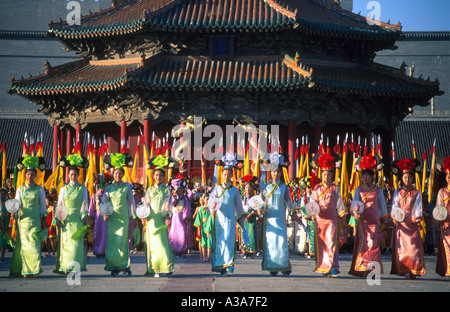 Qing-Dynastie Festzug 2 Stockfoto