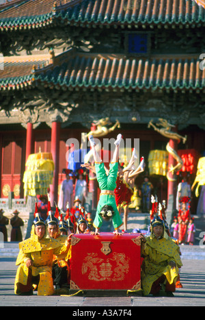 Qing-Dynastie Pageant 3 Stockfoto