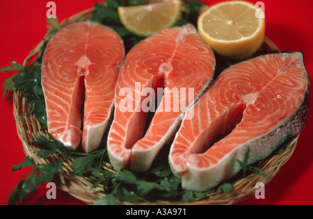 Lachs Stockfoto