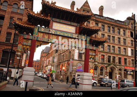 Foto von Howard Barlow Manchester s CHINATOWN Stockfoto