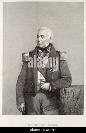 Sir Charles Napier 1786 1860 Graf Napier De Sao Vicente Kommandeur der britischen Ostseeflotte Marine Marine UK United Kingdom GB G Stockfoto