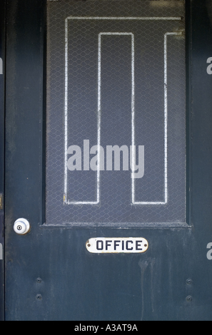 Nahaufnahme einer alten Tür Stockfoto