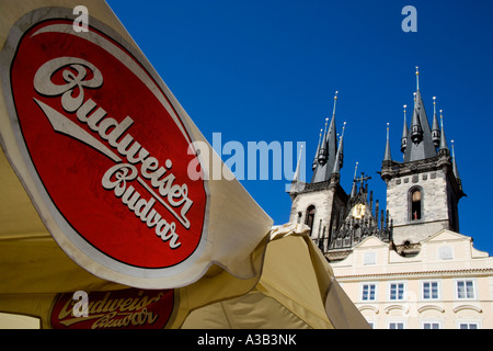 Tschechische Budweiser Bier Werbeschild Stockfoto, Bild: 47783785 - Alamy