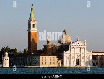 Italien Venetien Venedig Palladio Kirche San Giorgio Maggiore auf der Insel mit dem gleichen Namen im Einzugsgebiet der Lagune. Stockfoto