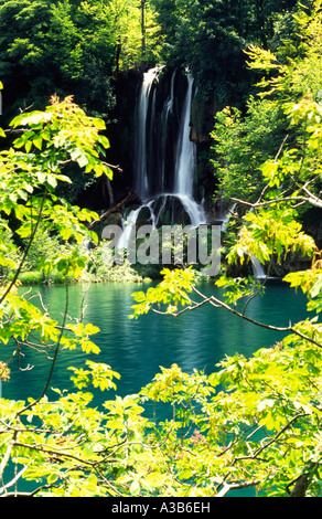 Lika Plitvice Kroatien Stockfoto