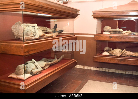 Mummy Museum bekannt als El Museo de Las Momias Guanajuato Mexiko Stockfoto