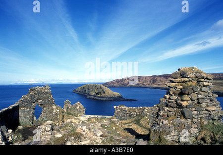 Duntulm Castle Isle Of Skye Stockfoto