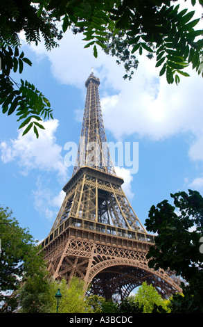Eiffelturm Paris Frankreich Stockfoto