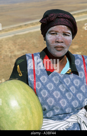 Südafrika Afrika Porträt Xhosa Frau Garden Route Stockfoto