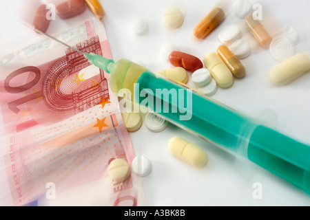 Kosten der Gesundheitsreform Stockfoto