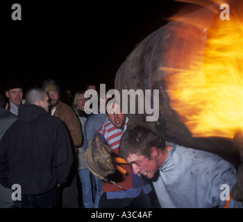 Ottery St Mary Tar Barrel, Devon, England Stockfoto