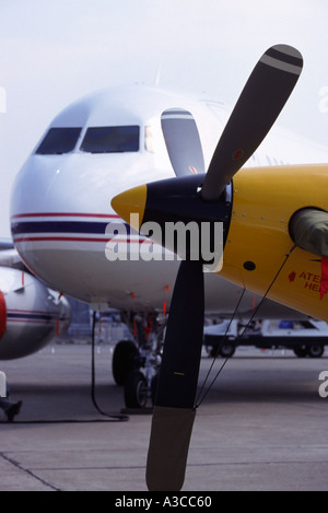 Flugzeug-Bourget treffen Frankreich 2001 Stockfoto