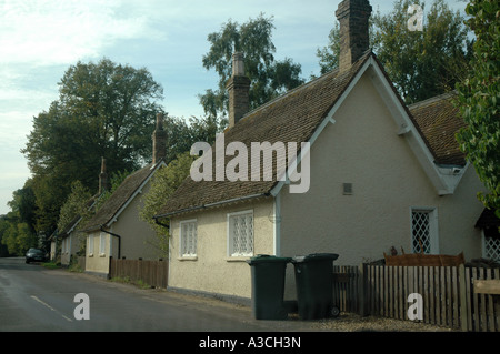 Altes Haus in der Nähe von Ickwell Dorf, Bedfordshire County in England Stockfoto