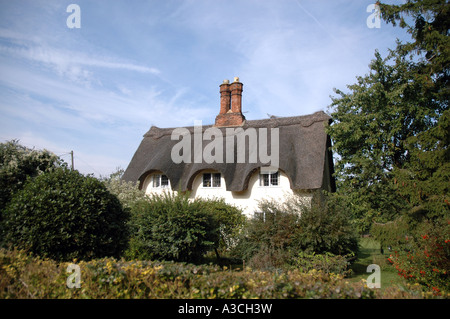Altes Haus in der Nähe von Ickwell Dorf, Bedfordshire County in England Stockfoto