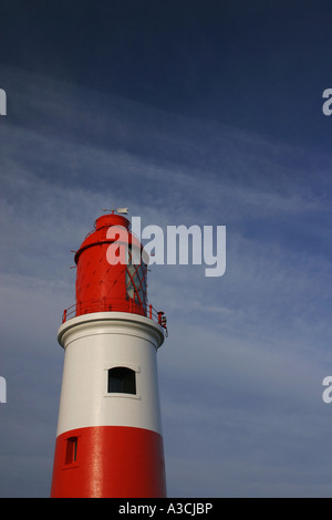 Souter Leuchtturm am Lizard Point Whitburn Sunderland Tyne & Verschleiß Vereinigtes Königreich Stockfoto