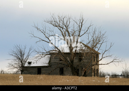 Altes verlassenes Haus Stockfoto