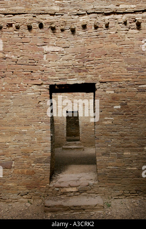 Chaco Canyon Nationalmonument PUEBLO BONITO Stockfoto