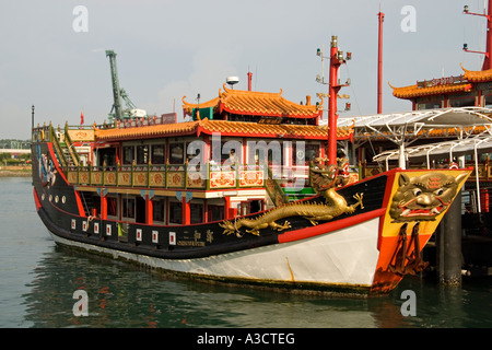 Cheng Ho II-Kreuzfahrt-Schiff, Singapur Stockfoto