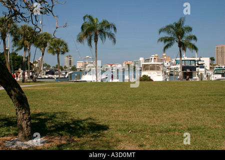 Hafen in Sarasota, Florida Stockfoto