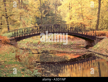 Scheitinger Stadtpark im Herbst Wroclaw/Breslau Polen Stockfoto