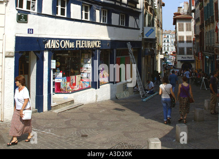 Charakteristische Ansicht von Bayonne Centre Aquitaine Südwest-Frankreich Europa Stockfoto