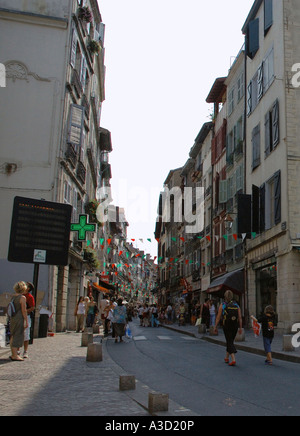 Charakteristische Ansicht von Bayonne Centre Aquitaine Südwest-Frankreich Europa Stockfoto