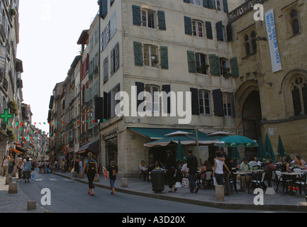 Charakteristische Ansicht von Bayonne Centre Aquitaine Südwest-Frankreich Europa Stockfoto