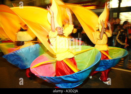 Diwali Hindu-Festival der leichten Wembley Nord-London Stockfoto