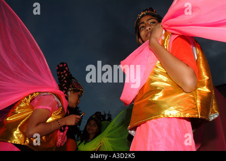 Diwali Hindu-Festival der leichten Wembley Nord-London Stockfoto