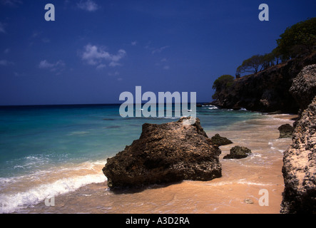 Playa Kalki, Kalki Strand, Kadushi Cliffs, Resort, Hotel, Curaçao, Karibik-Insel, Caribbean Stockfoto