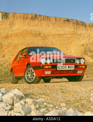 1990 Lancia Delta HF Integrale Stockfoto