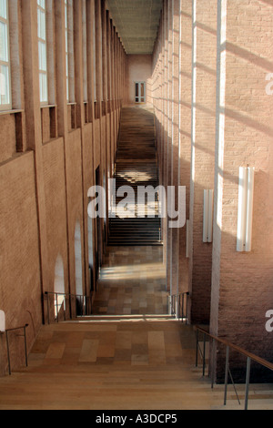 inneren Treppe Pinacothek Kunst Galerie München Muenchen bayerischen Staat Kunst Sammlung Altdeutschland Stockfoto