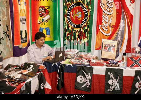 Miami Beach Florida, Convention Center, Zentrum, Geschenk-Show, Produkte, Einzelhandelsprodukte, Vitrine Verkauf, Waren, Verpackung, Marken, Stallstände Stand vend Stockfoto