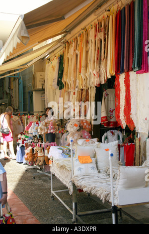 DER MARKT AN KTIMA. KATO PAPHOS. ZYPERN. EUROPA Stockfoto