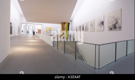 Moderne Interieur Ausstellung der Pinakothek Stockfoto