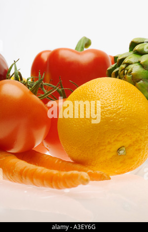 Obst und Gemüse medley Stockfoto