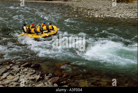 New Zealand am Buller River Rafting Stockfoto