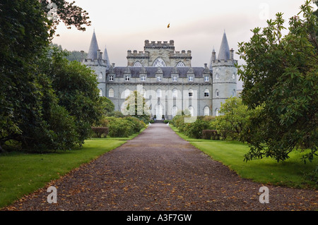 Inveraray Castle Sitz des Herzogs von Argyll Inveraray Schottland Stockfoto