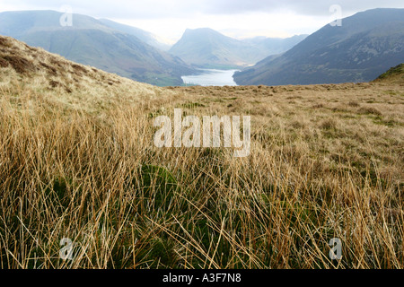 Buttermere in Cumbria Stockfoto
