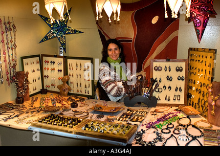 Weihnachten Xmas Markt Barcelona Barrio Gotico gotische Viertel Markt Stockfoto