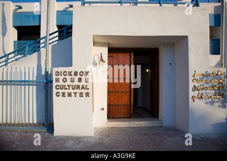 Kuwait - Haupteingang "Dickson House" Stockfoto