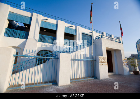 Kuwait - Haupteingang Dickson House Stockfoto