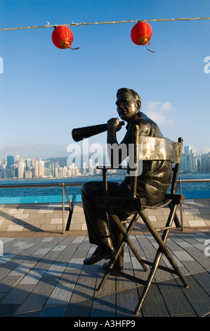 "Skulpturen entlang der Avenue of the Stars TST Kowloon Hong Kong" Stockfoto