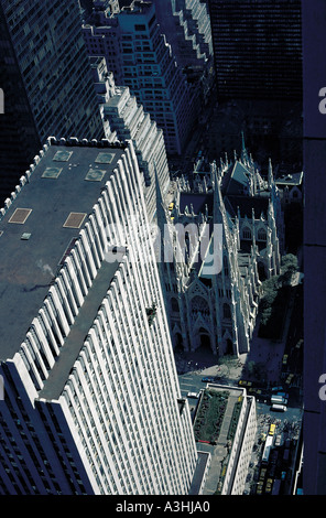 St. Patricks Kathedrale von New York City Viertel von Manhattan Bundesstaat New York usa Stockfoto