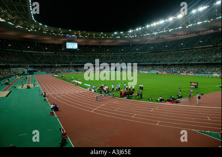 Leichtathletik-Meeting im Stade de France in St. Denis Paris August 2004 Stockfoto