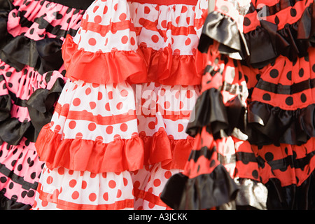 Flamenco-Kleider Stockfoto