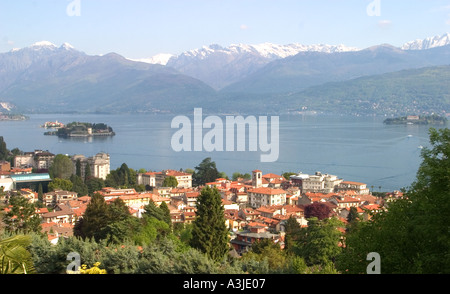 Stresa und Isola Bella im Lago Maggiore Italien Stockfoto